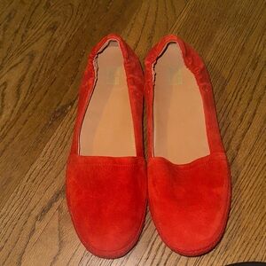 Fitflop Red Suede Women's Flats